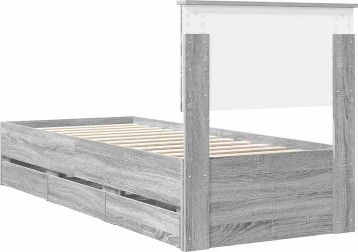 Actual product image vidaXL Moderner Bettrahmen (75 x 190 cm)