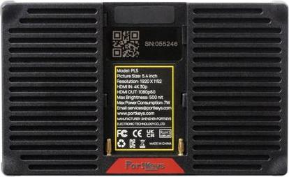 Actual product image Portkeys PL5 5.4 Zoll Live Stream Monitor (5.40", Full HD)