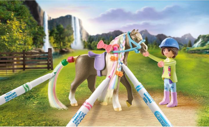 Image du produit Playmobil Set créatif avec cheval et crayons (71640, Playmobil Chevaux de la cascade)