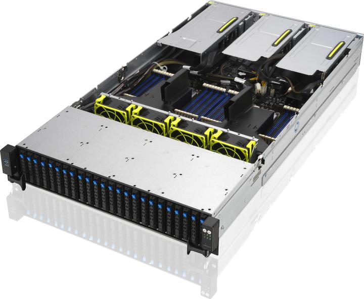 Actual product image ASUS Server BAB RS720A-E11-RS24U/10G/2.4KW/GPU