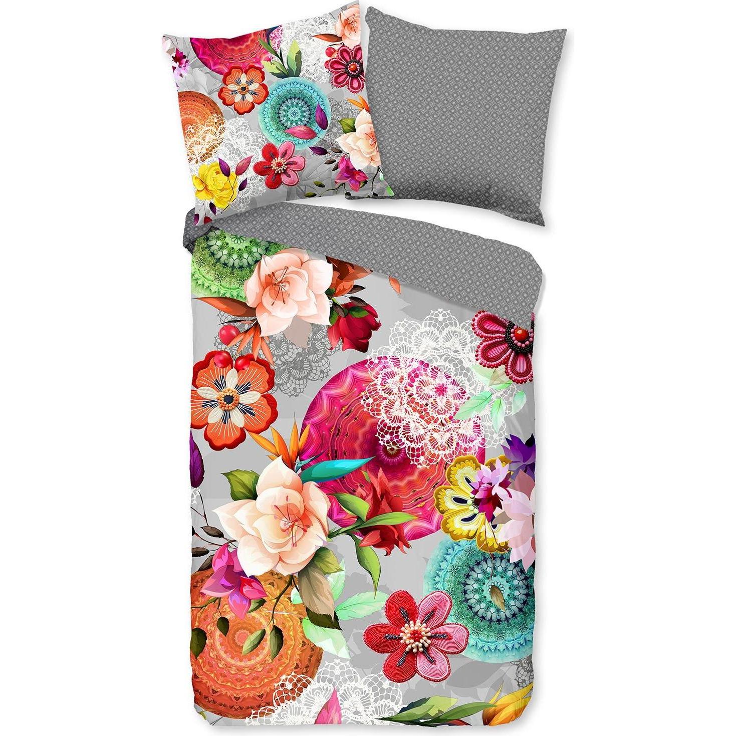 HIP, Bettwäsche, Flanell Bettwäsche Isarea multi (Bettwäsche Set, 135x200 cm + 80x80 cm)