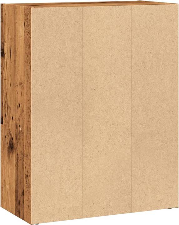 Image du produit VidaXL Bücherregal Regal Standregal Büroregal Aufbewahrungsregal Altholz-Optik (60 x 30 x 77 cm)