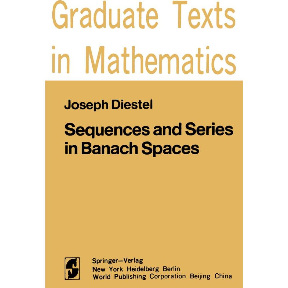 Sequences and Series in Banach Spaces, Fachbücher
