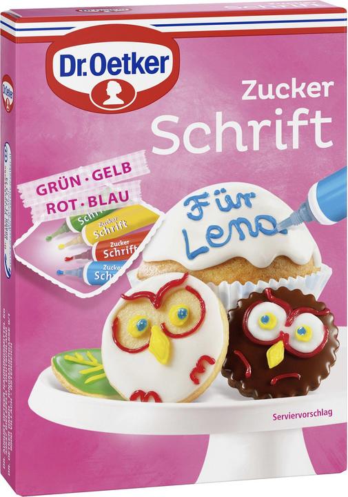 Dr. Oetker Zuckerschrift (4 x)
