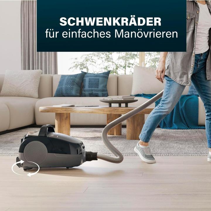 Actual product image Princess Airmotion Pro with Fresh Air Scent, 3 Swivel Wheels, 800W Motor, HEPA Filter, 12m Reach