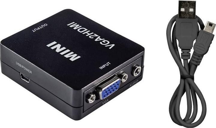 Image du produit Maxtrack CS40L Adaptateur VGA / HDMI (1x VGA femelle, prise jack 3.5 mm - 1x HDMI (HDMI, VGA)