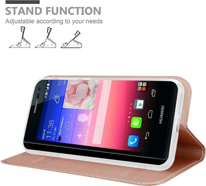 Productafbeelding Cadorabo Boek Classy Style Cover (Huawei Ascend P7)