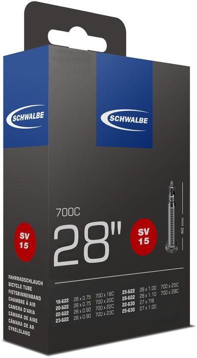 Actual product image Schwalbe SV15 (Presta (SV), 28", 40 mm)