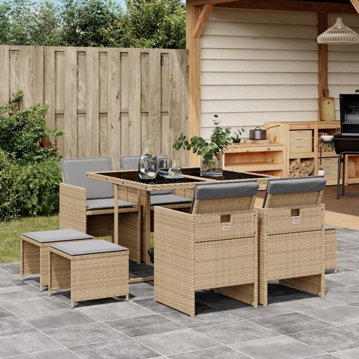 Produktbild vidaXL Garten Essgruppe (110 x 106 x 73 cm)
