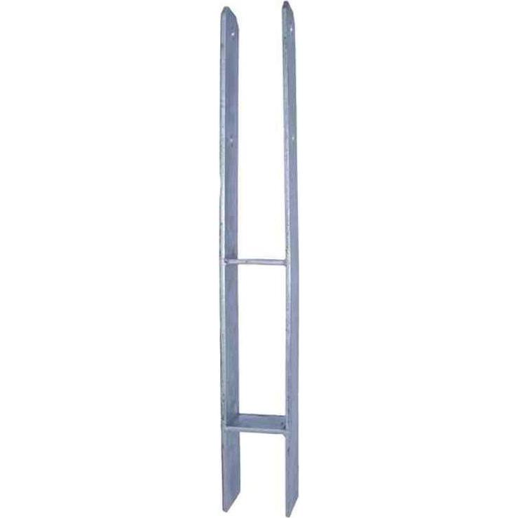 Rewwer Tec, Zaunpfosten + Pfähle, REWWER-TEC H-Pfostenanker verz. 71mm