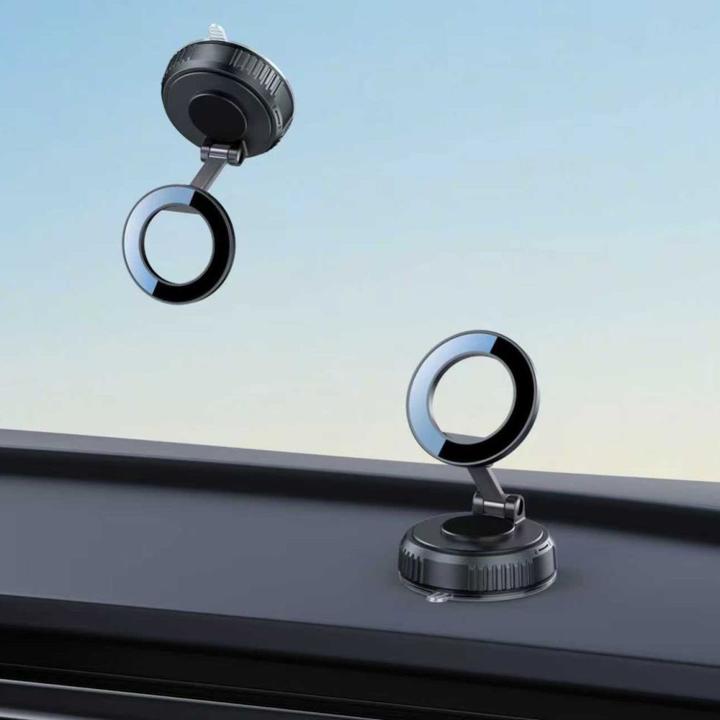 Immagine prodotto 4Kom Tech-Protect N61 Magnetische Magsafe Windschaufel- Und Armaturenbelüftung Montage Schwarz