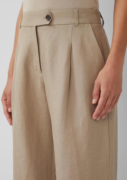 Image du produit S.Oliver Hose Relaxed-Fit-Hose aus Leinenmix mit Extra Wide Leg (40)