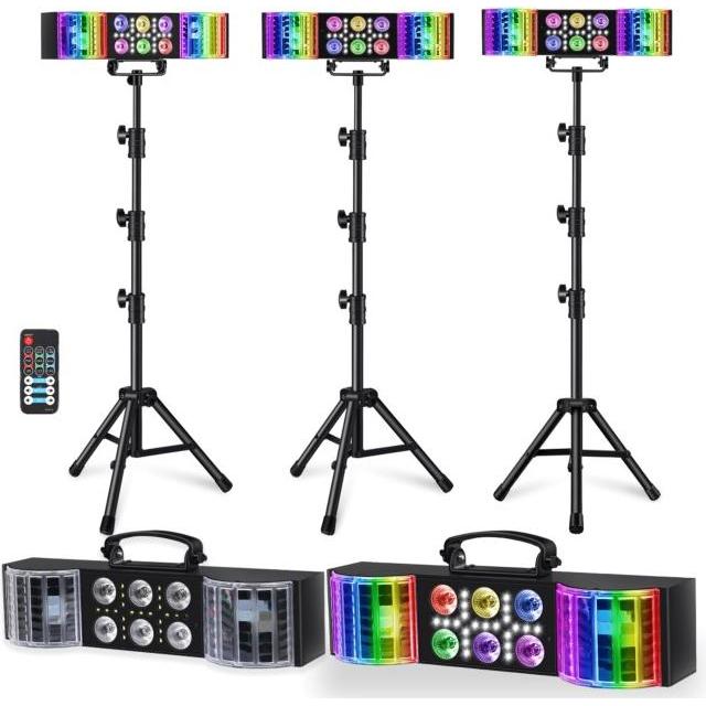 Light4Me MAGIC BAR 3 multifunktionales Lichteffekt RGBW 3-in-1 (LED), Faro, Multicolore