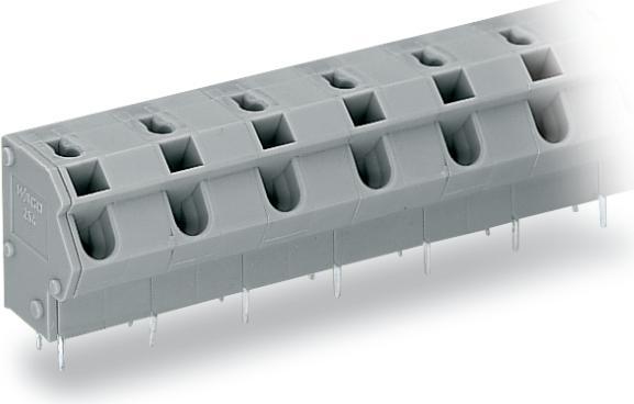 Produktbild Wago 254-660 1-Leiter-Klemmenleiste fÃ¼r Leiterplatten 0,5-2,5 qmm grau