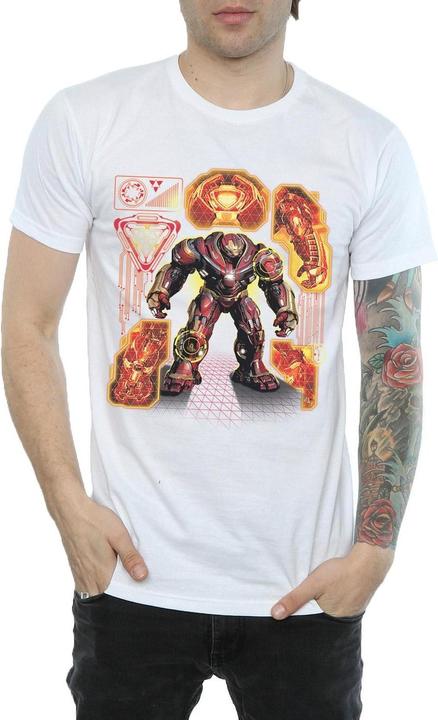 Produktbild Avengers Infinity War Hulkbuster Blaupause TShirt (XXL)
