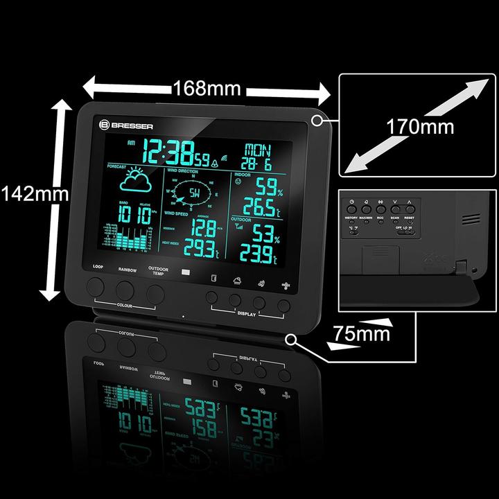 Produktbild Bresser Wetter Center 5-in-1 Colour