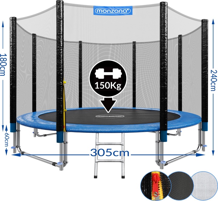Produktbild Monzana Trampolin (305 cm)