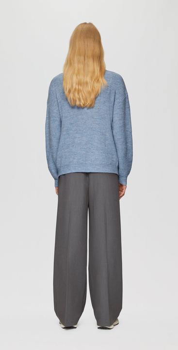 Produktbild S.Oliver Strickpullover Weicher Pullover mit Rippstruktur (M)