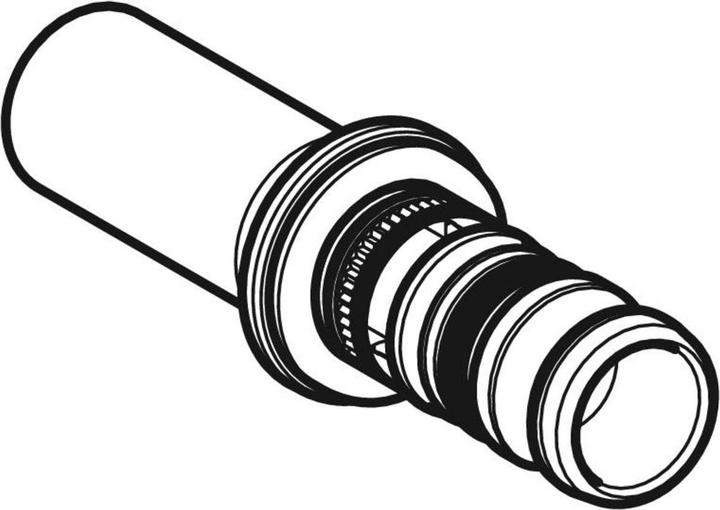 Produktbild Geberit Mepla overgang på Mapress d=26 mm, d1=22 mm (26 mm)
