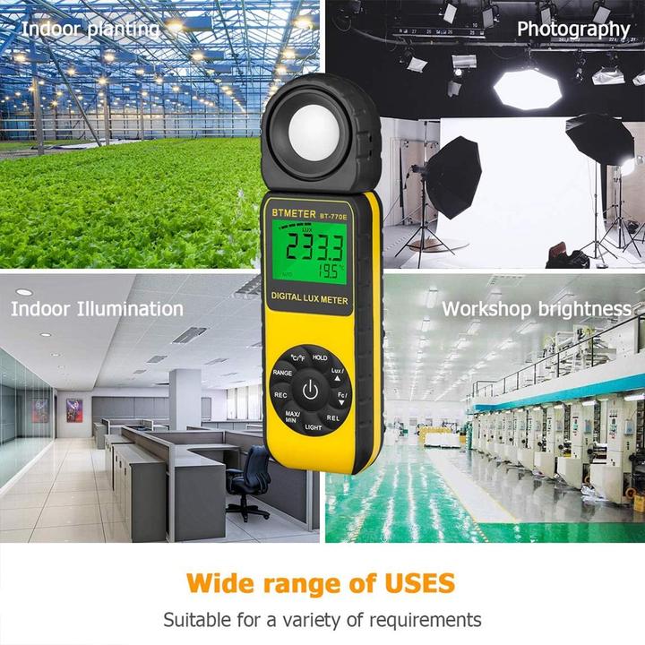 Actual product image Btmeter Digital Light Meter BT-881E