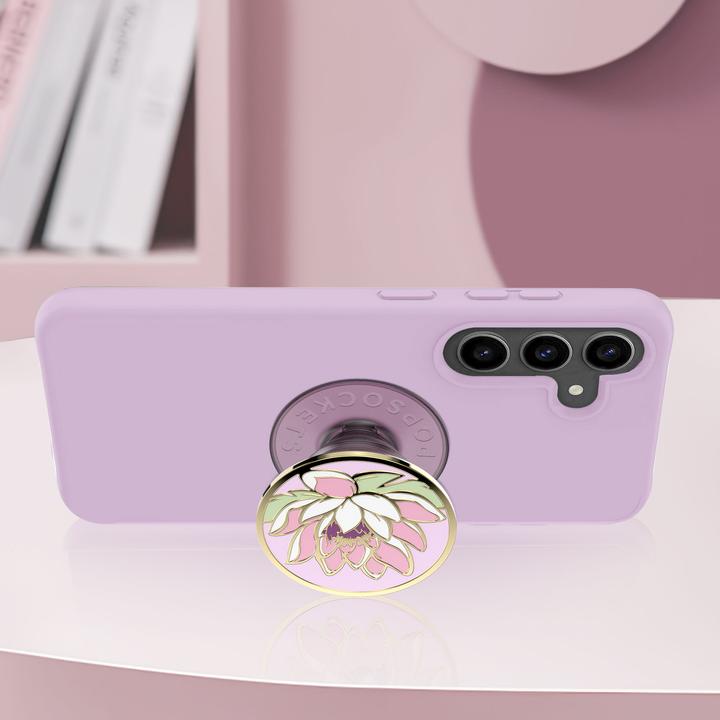 Actual product image PopSockets PopGrip Enamel Water Lily
