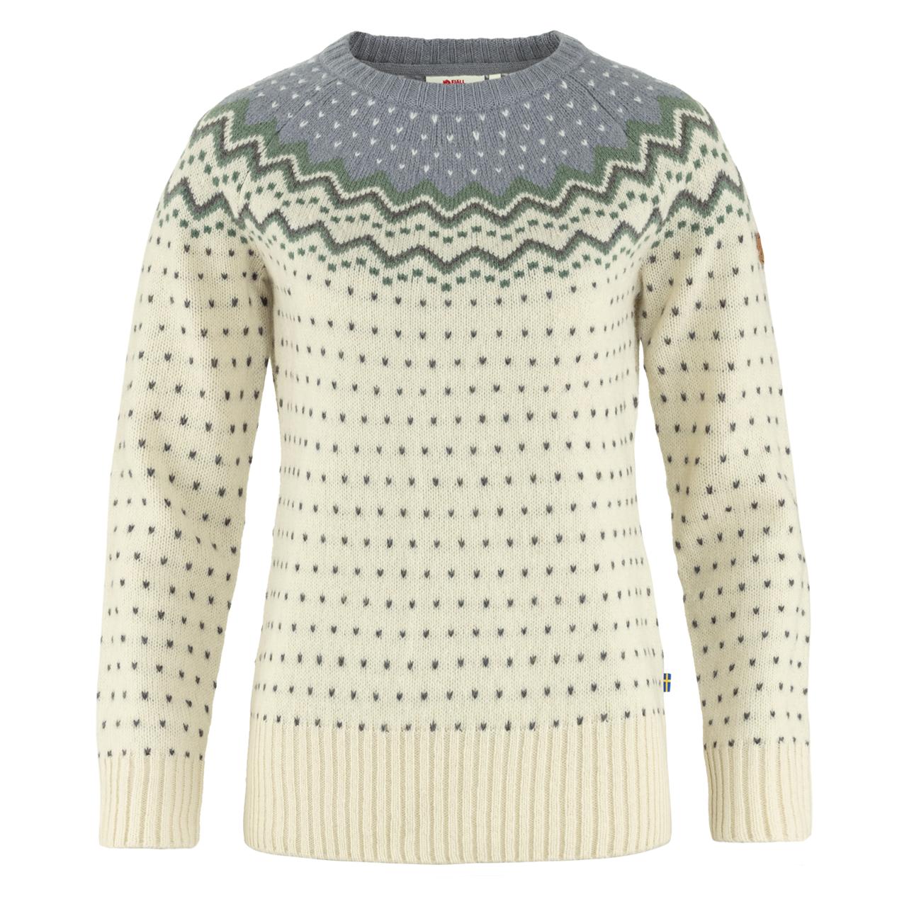 Fjällräven, Damen, Pullover, Övik Knit, Weiss, (L)