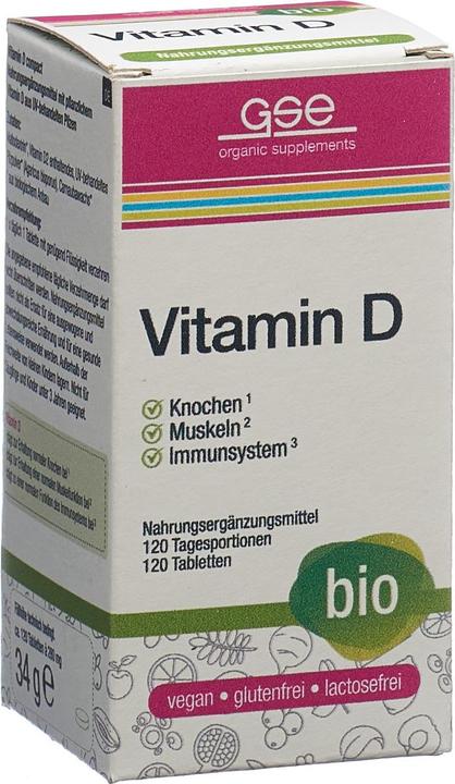 Actual product image GSE Vitamin D Compact Bio Tabl (60 pcs., Pills, 123 g)