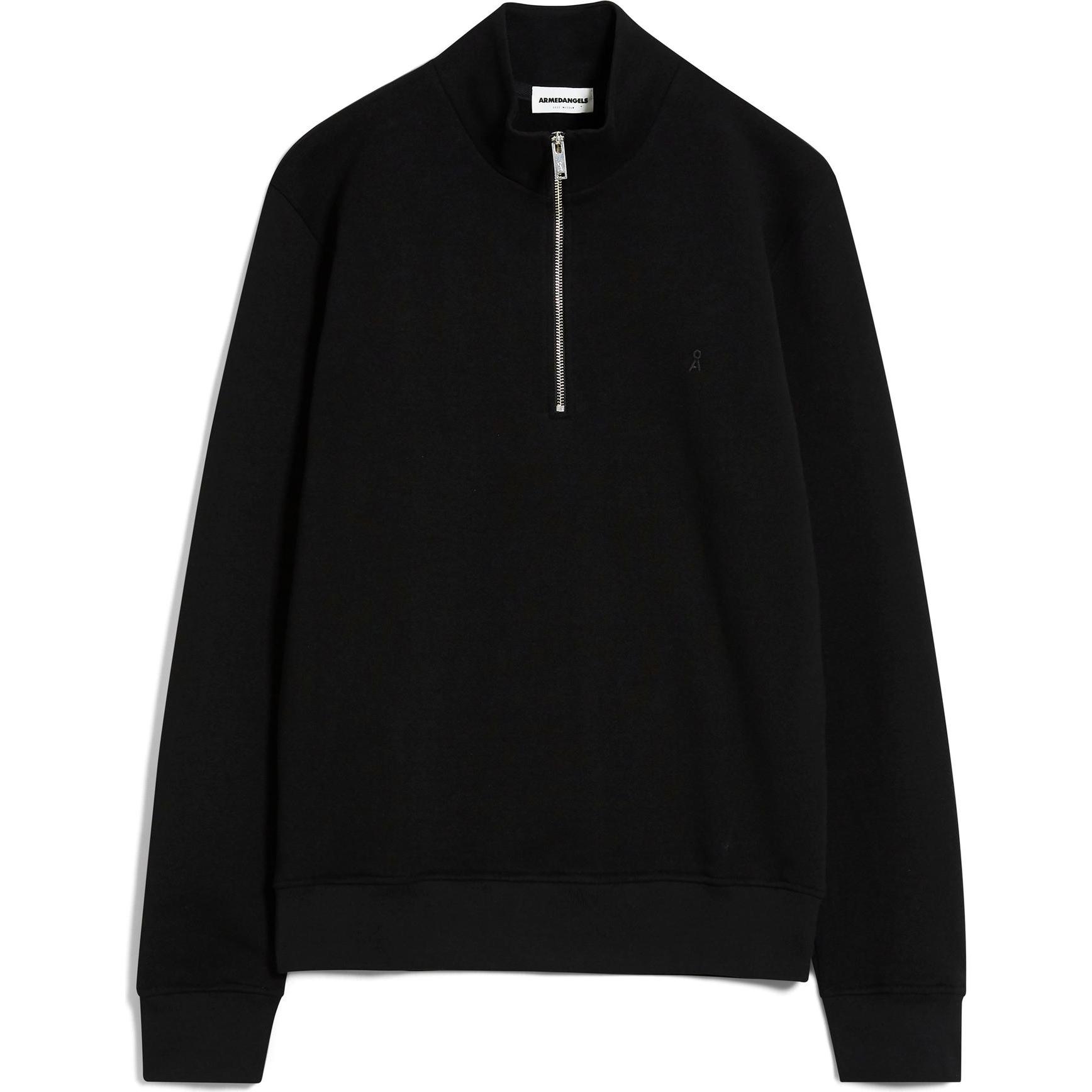 Armedangels, Herren, Pullover, WAARLO COMFORT Sweatshirt, Schwarz, (S)