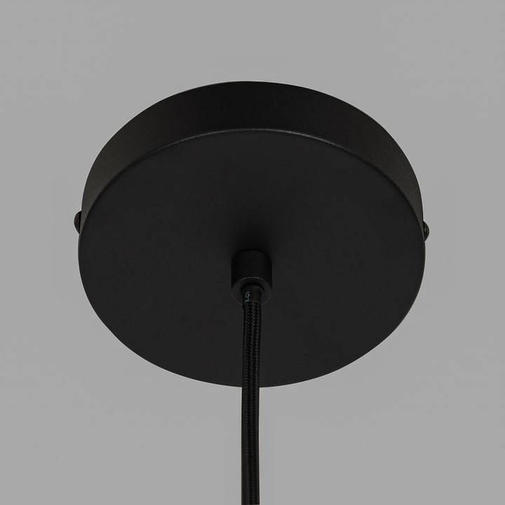 Actual product image Lucande Aparas pendant light Ø35 Black/Gold (E27)