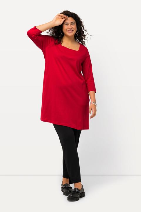 Produktbild Ulla Popken Longshirt, A-Linie, Carré-Ausschnitt, 3/4-Arm (50, 52)