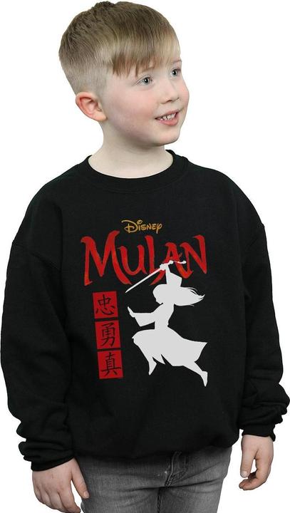 Produktbild Disney Mulan Movie Warrior Silhouette Sweatshirt Jungen (152, 158)