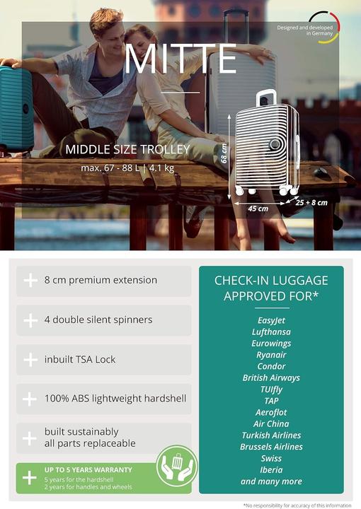 Produktbild Hauptstadtkoffer Mitte - Mttelgrosser Koffer (67 l)