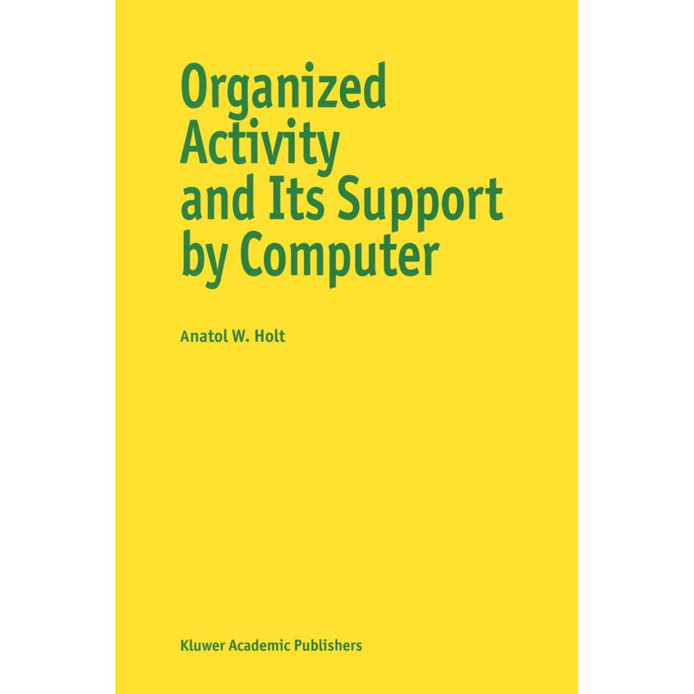 Thumbnail - Organized Activity and its Support by Computer, Fachbücher