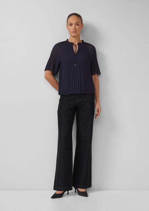 Immagine prodotto s.Oliver Bluse Festliche Chiffon-Bluse mit Plissee und Rüschen (40)