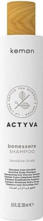 Produktbild Kemon - Actyva Benessere Shampoo shampoo for sensitive scalp 250ml (Flüssiges Shampoo, 250 ml)