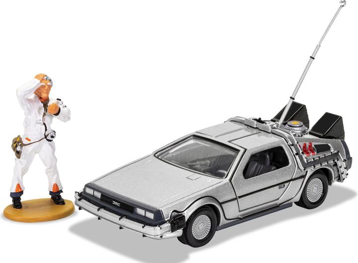 Hornby Back to the Future DeLorean and Doc Brown Figure