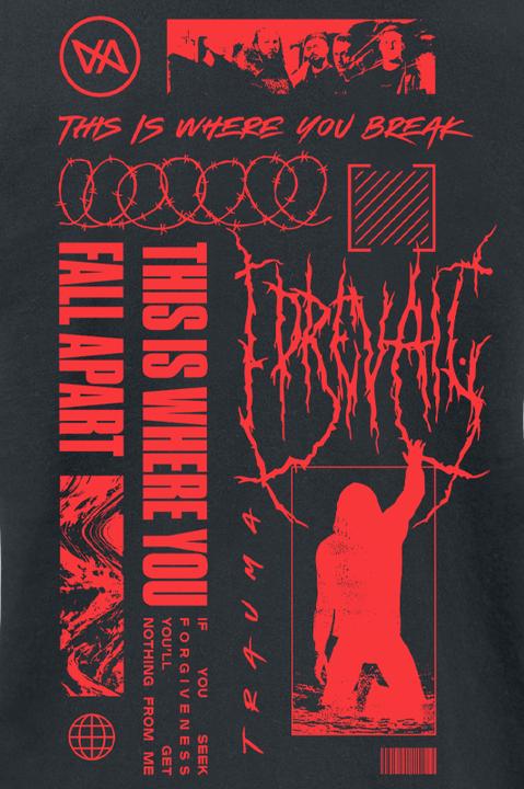 Produktbild I Prevail Black Metal Collage (M)