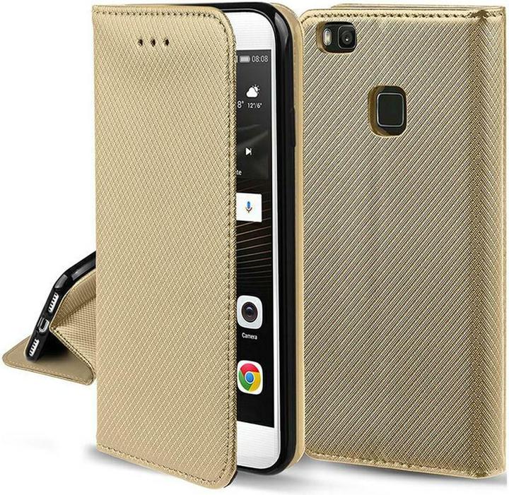 Produktbild König Design Handyhülle für Samsung Galaxy M51 Schutztasche 360 Grad Cover Case Wallet Gold (Samsung Galaxy M51)