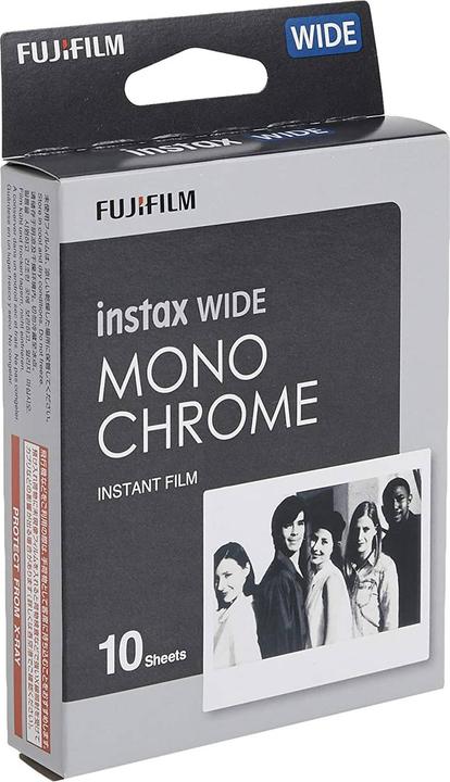 Actual product image Fujifilm Instax Wide Film Monochrome