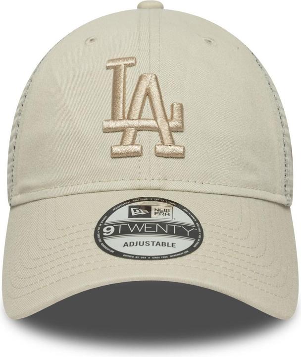 Actual product image New Era 9Twenty Trucker Cap - Los Angeles Dodgers Beige
