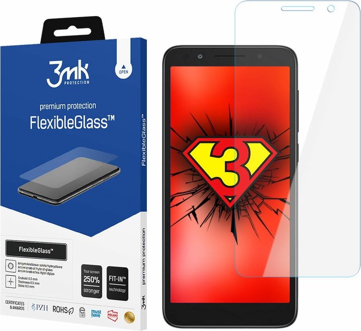 Produktbild 3MK FlexibleGlass Alcatel 1 2022 Szkło Hybrydowe (1 Stück, Alcatel 1B (2022))