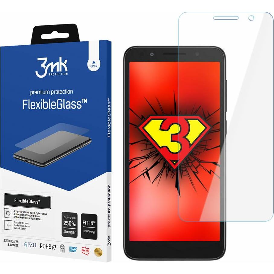 3MK FlexibleGlass Alcatel 1 2022 Szkło Hybrydowe (1 pz., Alcatel 1B (2022)), Pellicola protettiva smartphone