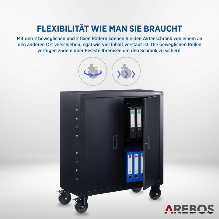 Immagine prodotto Arebos Armadio per archiviazione (90 x 90 x 40 cm)