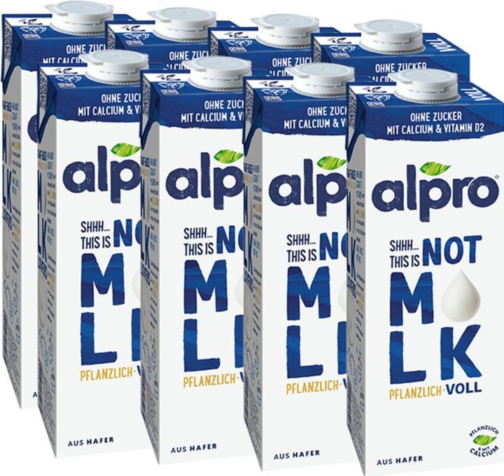 Alpro Not Milk Vollfett (8 x 100 cl)