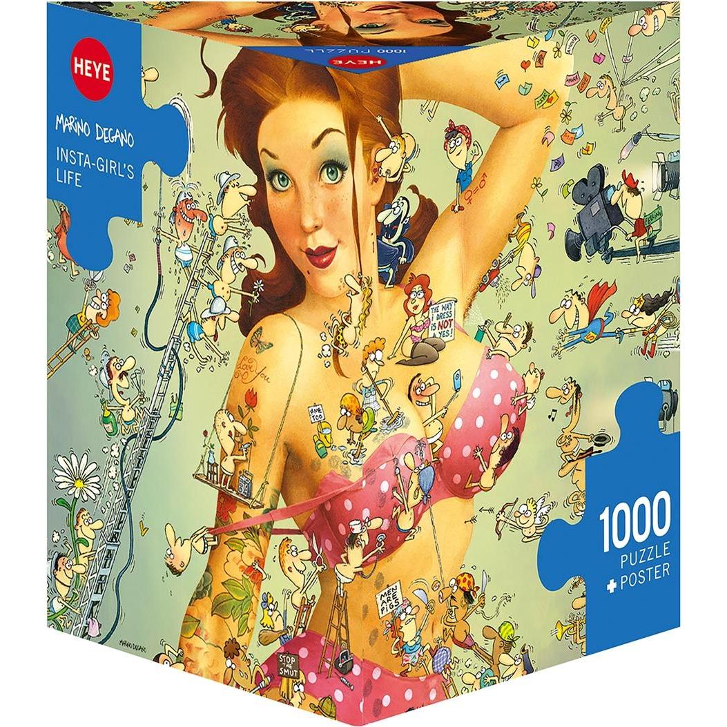 Heye Insta Girl's Life Triangular (1000 Teile)