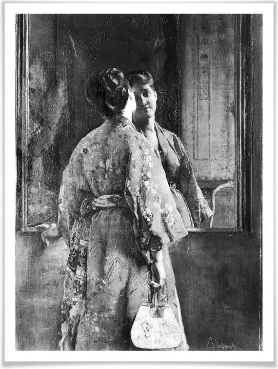 Produktbild Trenddeko Stevens - Die japanische Robe (50 x 60 cm)