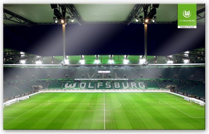 Produktbild VfL Wolfsburg Volkswagen Arena Tribüne (150 x 100 cm)