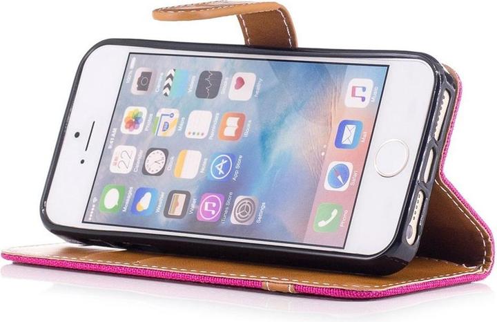 Actual product image König Design Case Mobile Protection for Apple iPhone 5 / 5s / SE Case Cover Wallet Case (Apple iPhone 5)