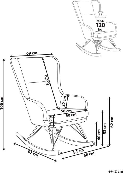 Actual product image Beliani Luoma