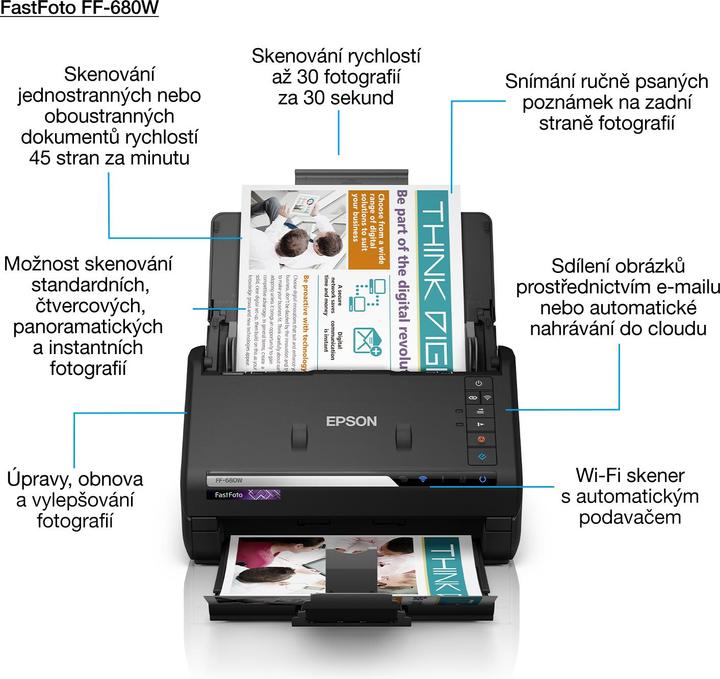 Image du produit Epson FF-680W FastFoto (WLAN, USB)